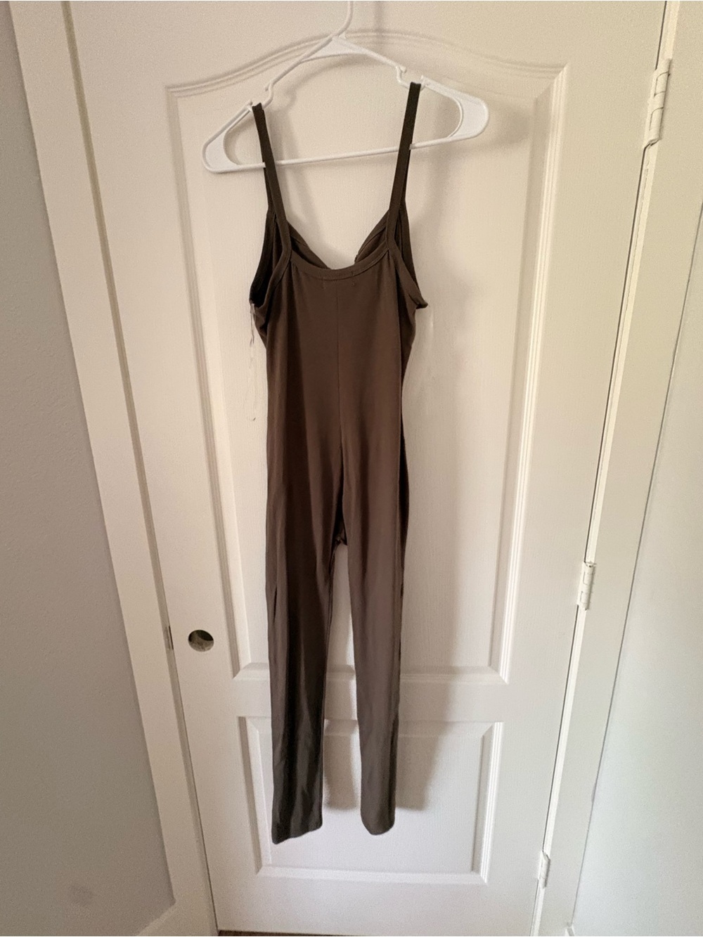Sea Olive Green Slim Jumpsuit
